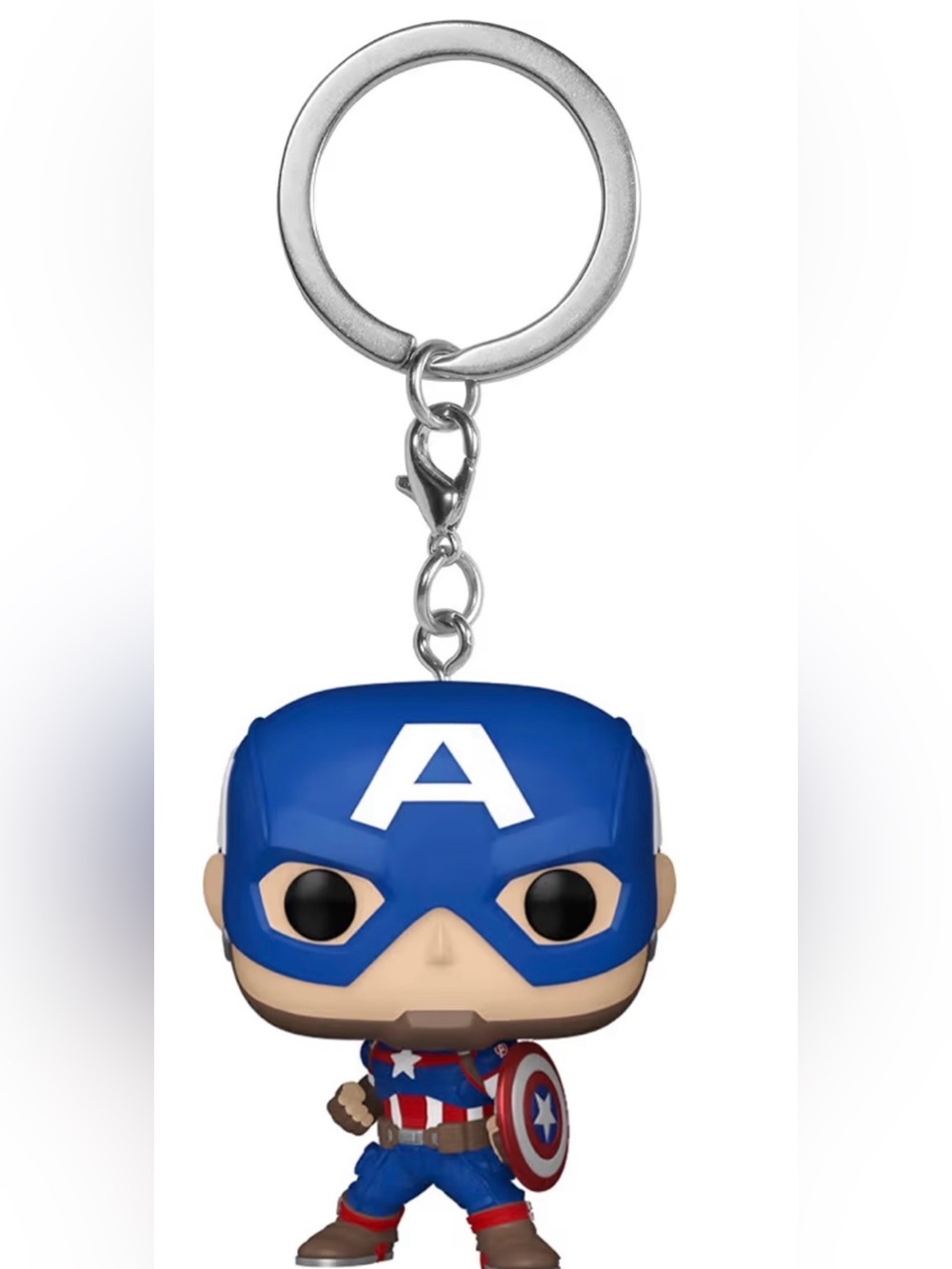 NWT Funko POP Marvel Captain America bobble head keychain